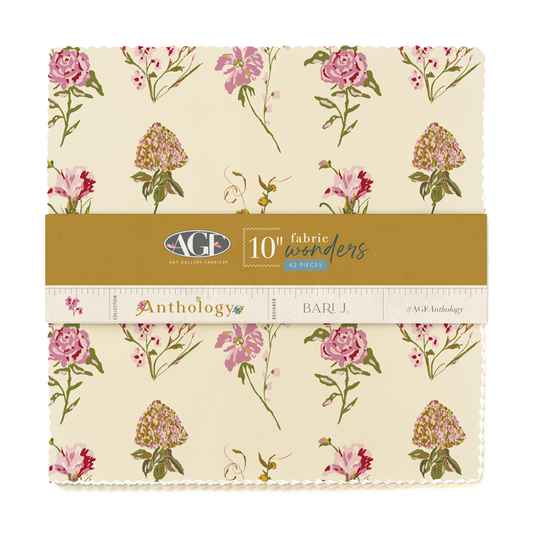 Der Rabe im Schlamm Layer Cake kaufen 10" squares Precuts Fabric Wonders Art Gallery Fabrics Bari J. Anthology 