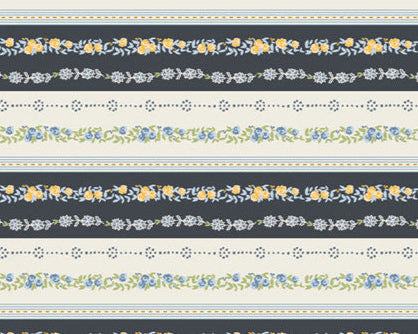 Der Rabe im Schlamm Patchworkstoffe kaufen Quiltshop Deutschland Art Gallery Fabrics 2.5 " 2,5 inch Binding Edition Binding Stoff Organic Bound Potager Sharon Holland 