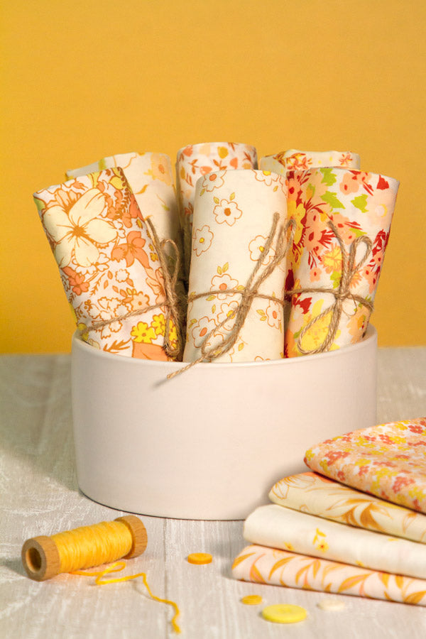 Fat Quarter Bundle Stoffset Patchworkstoffe kaufen Deutschland Der Rabe im Schlamm Art Gallery Fabrics AGF Studio Bloomcore Amber