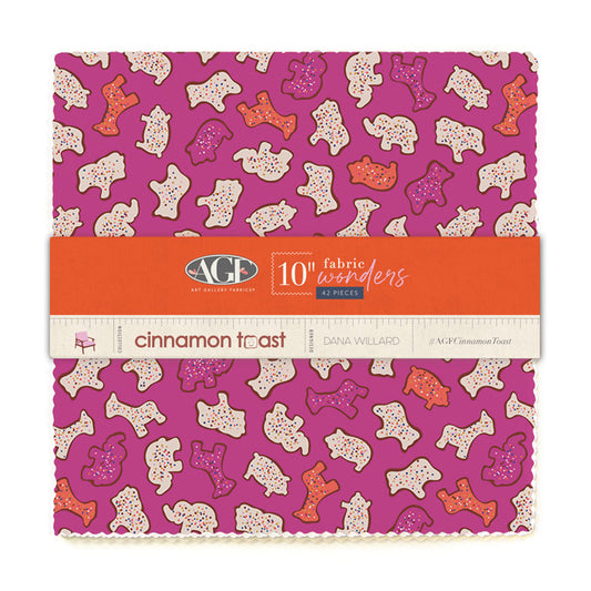 Layer Cake 10“ Fabric Wonders Precuts Stoffset Patchworkstoffe kaufen Deutschland Der Rabe im Schlamm Art Gallery Fabrics Dana Willard Cinnamon Toast