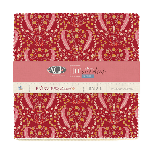 Layer Cake 10“ Fabric Wonders Precuts Stoffset Patchworkstoffe kaufen Deutschland Der Rabe im Schlamm Art Gallery Fabrics Bari J. Fairview Avenue