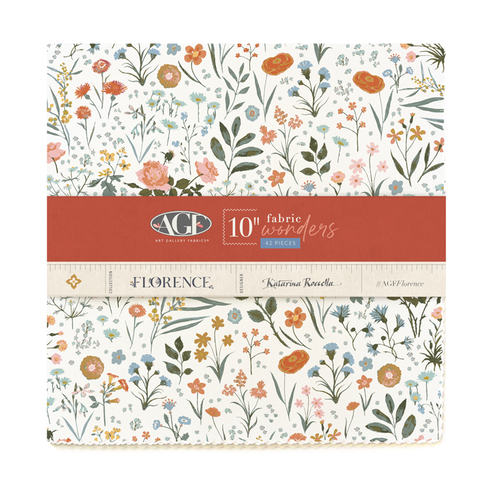 Der Rabe im Schlamm Patchworkstoffe kaufen Quiltshop Deutschland Art Gallery Fabrics Precuts Fabrics Wonders 10“ squares Layer Cake Florence Katarina Roccella