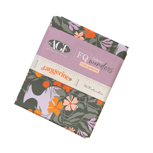 Fat Quarter Bundle Stoffset Patchworkstoffe kaufen Deutschland Der Rabe im Schlamm Art Gallery Fabrics AGF Studio Tangerine