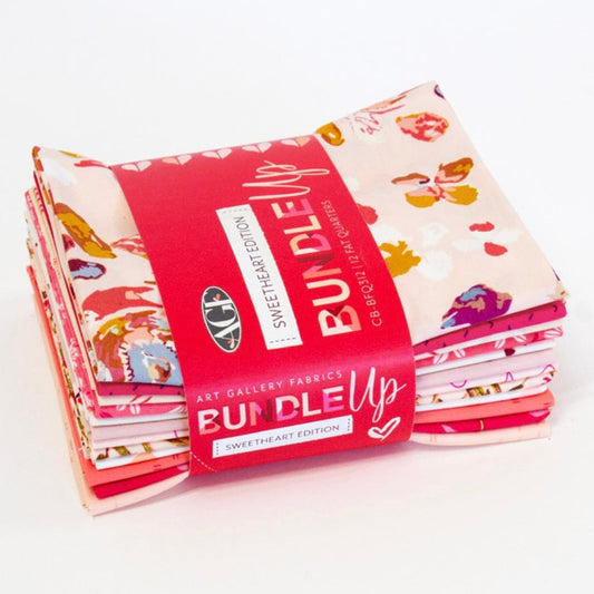 Der Rabe im Schlamm Fat Quarter Bundle Stoffpaket Precuts kaufen Deutschland Art Gallery Fabrics Bundle Up Sweetheart
