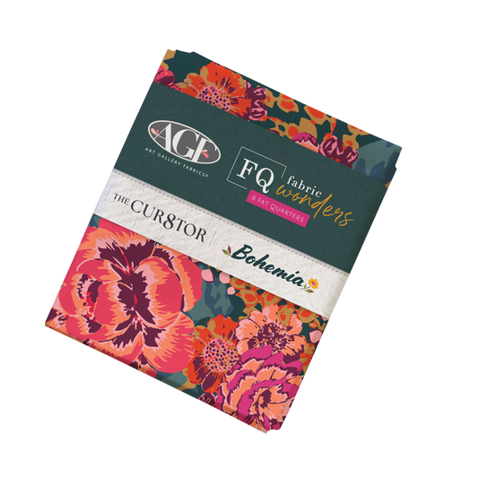 Fat Quarter Bundle Stoffset Patchworkstoffe kaufen Deutschland Der Rabe im Schlamm Art Gallery Fabrics CUR8TOR Bohemia