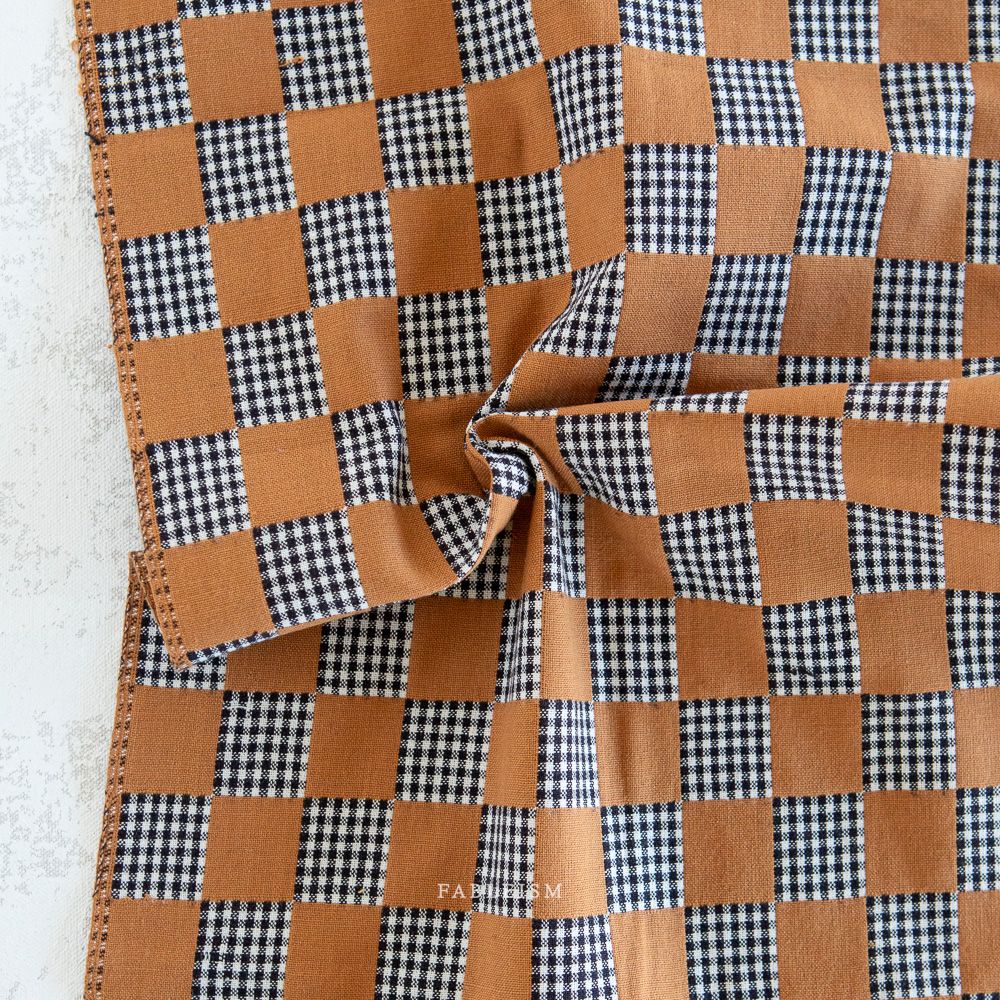 Der Rabe im Schlamm Fableism Checkmate Checkers Patchworkstoffe kaufen in Deutschland Sandalwood
