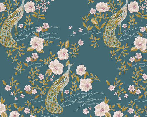Patchworkstoffe kaufen Deutschland Der Rabe im Schlamm Art Gallery Fabrics Sharon Holland Charming One Primrose Peacock