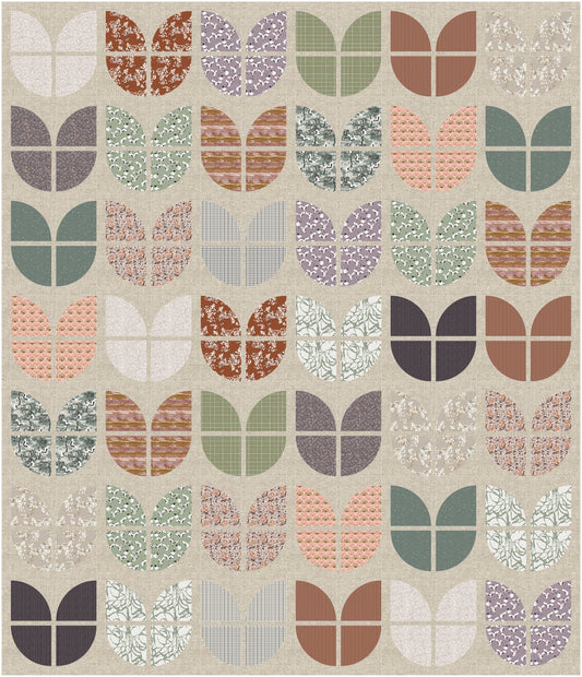 Quilt Kit Ravenbrook 3 Soar - Größe L - Stoffe für Quilttop und Binding