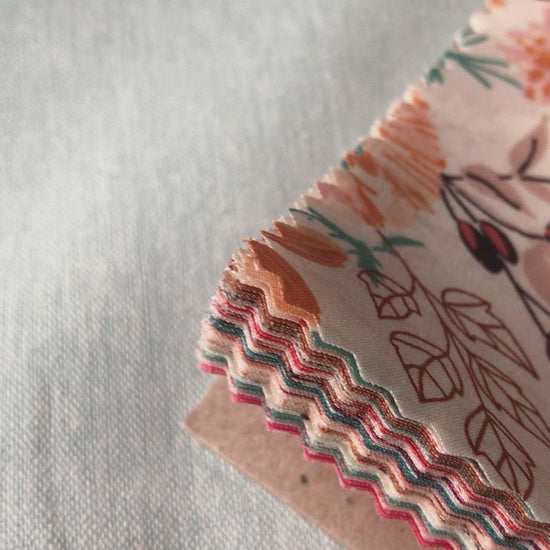 Quilt Kit Materialpackung Nähpaket Ravenbrook 1 Art Gallery Fabrics Bookish Essex yarn dyed Linen 