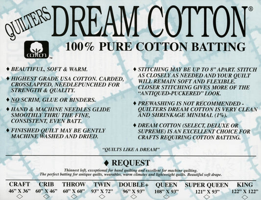 Baumwollvlies Quiltvlies Quilters Dream Cotton Request Full Der Rabe im Schlamm kaufen
