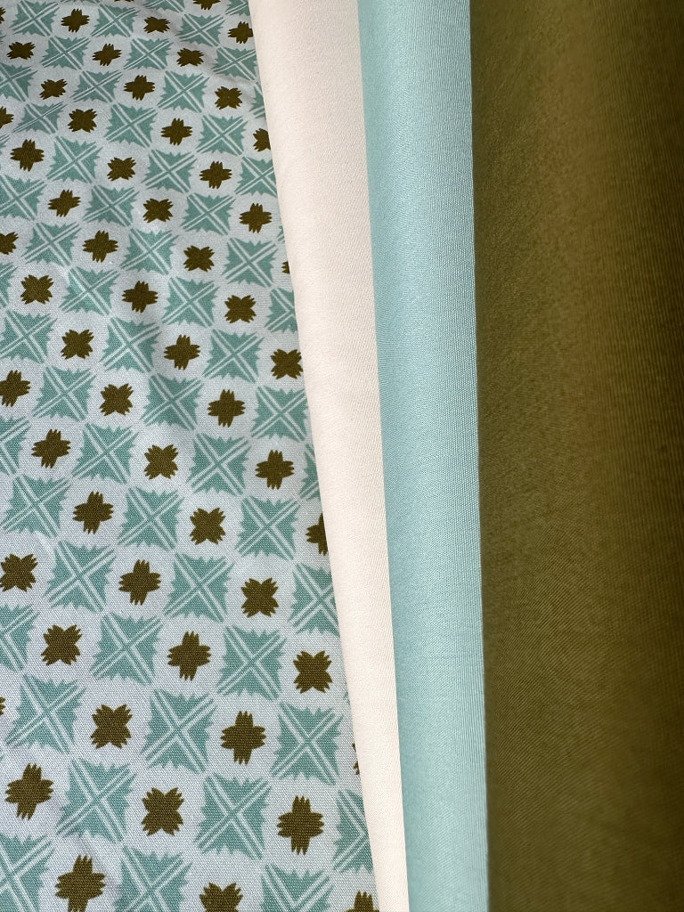 Quilt Kit kaufen Materialpackung Nähpaket Ravenbrook Quilt für Männer Anfänger Patchworkdecke nähen Der Rabe im Schlamm Deutschland Quiltshop