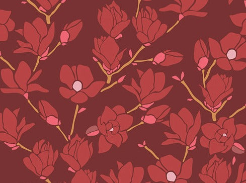 Der Rabe im Schlamm Meterware Patchworkstoff kaufen Art Gallery Fabrics Amy Sinibaldi The Season of Tribute The Softer Side Magnolia Seven