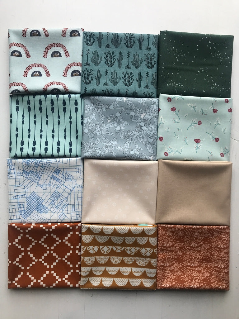 Fat Quarter Bundle kuratiert  Fat Quarter Set Stoffset Stoffpaket Patchworkstoffe 