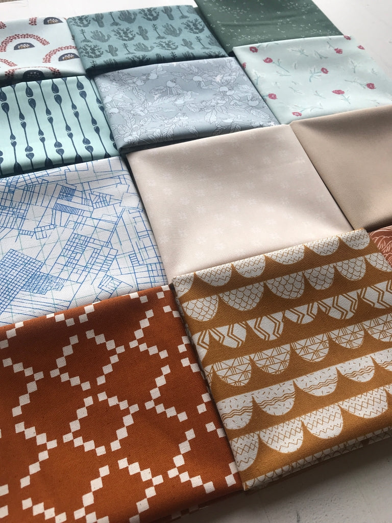 Fat Quarter Bundle kuratiert  Fat Quarter Set Stoffset Stoffpaket Patchworkstoffe 